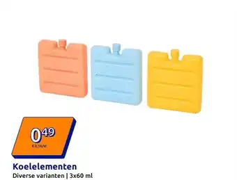 Action Koelelementen aanbieding