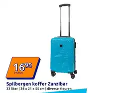Action Spilbergen koffer Zanzibar aanbieding
