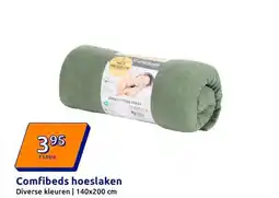 Action Comfibeds hoeslaken Diverse kleuren | 140x200 cm aanbieding