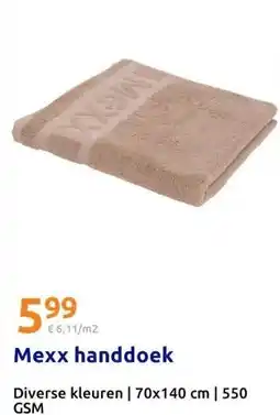 Action Mexx handdoek aanbieding