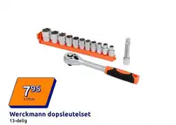Action Werckmann dopsleutelset aanbieding