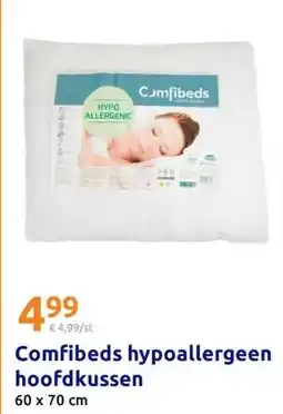 Action Comfibeds hypoallergeen hoofdkussen aanbieding