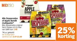Albert Heijn Alle Desperados of Apple Bandit multipacks aanbieding