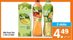 Albert Heijn Alle Fuze Tea aanbieding