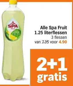 Albert Heijn Alle Spa Fruit aanbieding