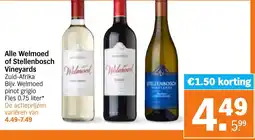 Albert Heijn Alle Welmoed of Stellenbosch Vineyards aanbieding
