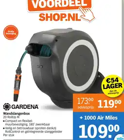 Albert Heijn Gardena Wandslangenbox aanbieding