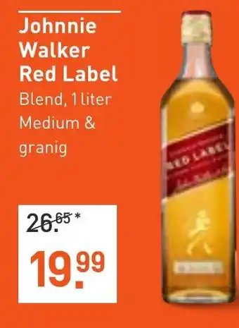 Albert Heijn Johnnie Walker Red Label aanbieding