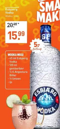 Albert Heijn Esbjaerg Vodka aanbieding