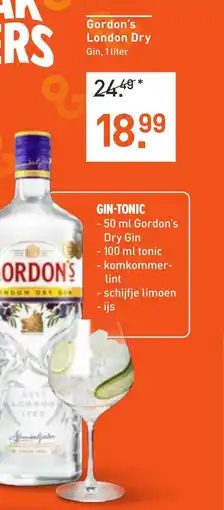 Albert Heijn Gordon's London Dry Gin aanbieding