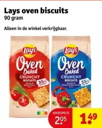 Kruidvat Lays oven biscuits aanbieding