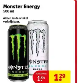 Kruidvat Monster Energy aanbieding