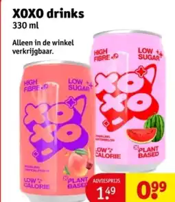 Kruidvat XOXO drinks aanbieding