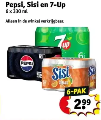 Kruidvat Pepsi, Sisi en 7-Up aanbieding