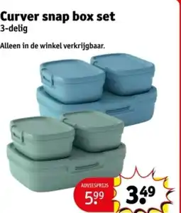 Kruidvat Curver snap box set aanbieding