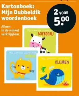Kruidvat Kartonboek: Mijn Dubbeldik woordenboek aanbieding