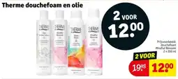 Kruidvat Therme douchefoam en olie aanbieding