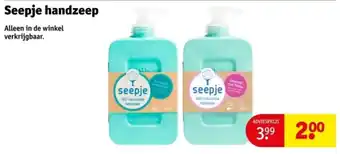 Kruidvat Seepje handzeep aanbieding