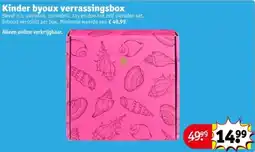 Kruidvat Kinder byoux verrassingsbox aanbieding