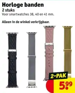 Kruidvat Horloge banden aanbieding