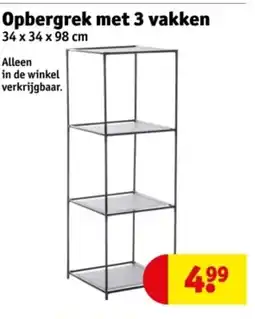 Kruidvat Opbergrek met 3 vakken aanbieding