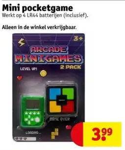 Kruidvat Mini pocketgame aanbieding
