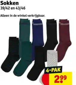 Kruidvat Sokken aanbieding