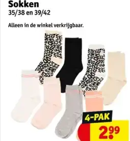 Kruidvat Sokken aanbieding