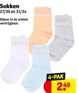 Kruidvat Sokken aanbieding