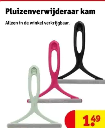 Kruidvat Pluizenverwijderaar kam aanbieding