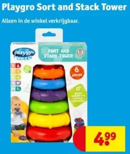 Kruidvat Playgro Sort and Stack Tower aanbieding