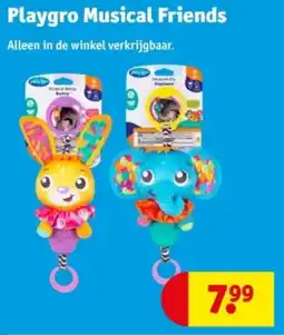 Kruidvat Playgro Musical Friends aanbieding