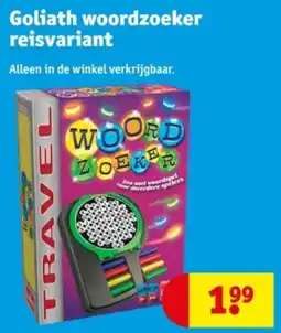 Kruidvat Goliath woordzoeker reisvariant aanbieding