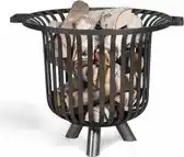Praxis CookKing Vuurkorf Verona 60x60x52 cm - Zwart aanbieding