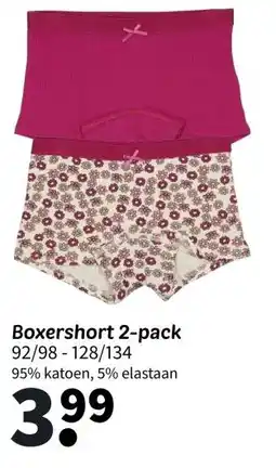 Wibra Boxershort 2-pack aanbieding