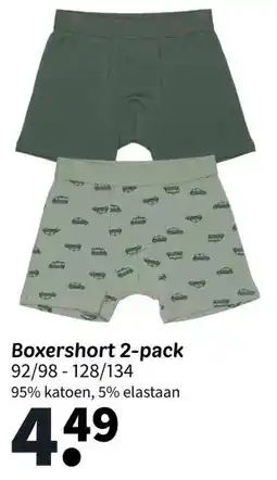 Wibra Boxershort 2-pack aanbieding