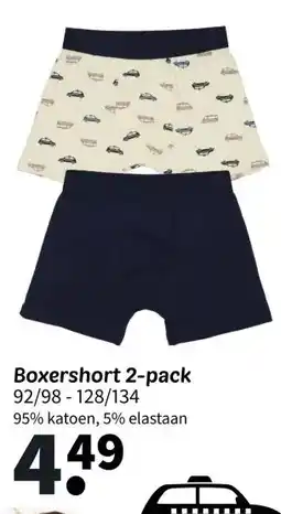 Wibra Boxershort 2-pack aanbieding