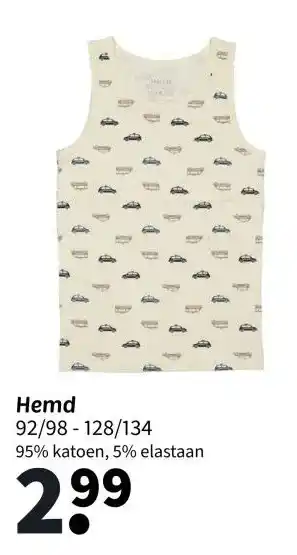 Wibra Hemd aanbieding