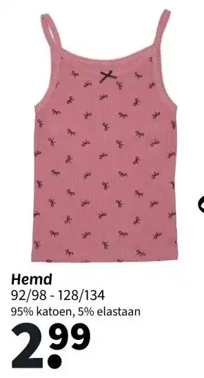 Wibra Hemd aanbieding