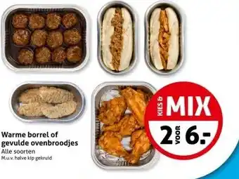 Hoogvliet Warme borrel of gevulde ovenbroodjes aanbieding