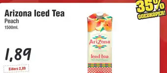 Budget Food Arizona Iced Tea Peach aanbieding