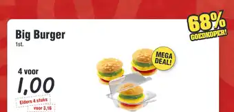 Budget Food Big Burger aanbieding