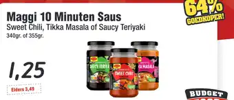 Budget Food Maggi 10 Minuten Saus aanbieding
