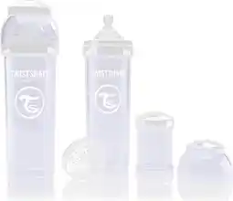 Bol.com Twistshake Anti-colic babyfles - 33o ML White aanbieding