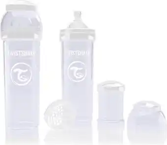 Bol.com Twistshake Anti-colic babyfles - 33o ML White aanbieding