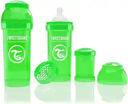 Bol.com Twistshake Anti-colic babyfles - 330 ML Green aanbieding