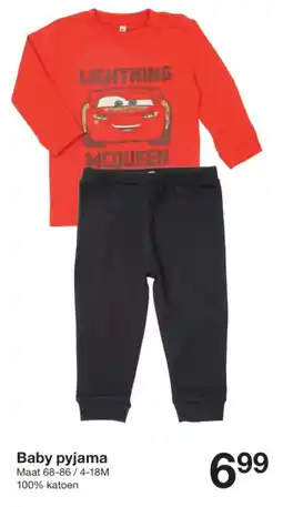 Zeeman Baby pyjama aanbieding