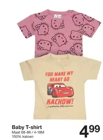 Zeeman Baby T-shirt aanbieding
