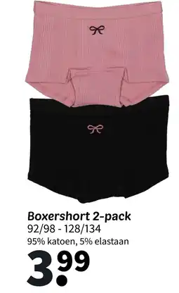 Wibra Boxershort 2-pack aanbieding