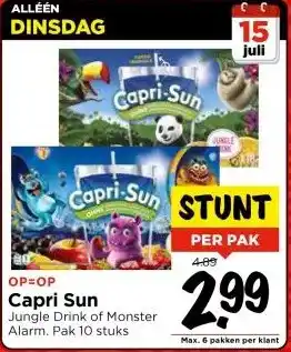 Vomar Voordeelmarkt Capri Sun aanbieding